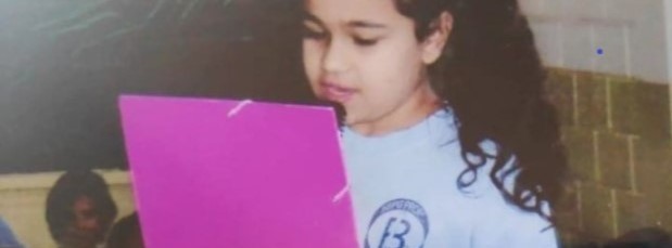 Apresentando trabalho escolar